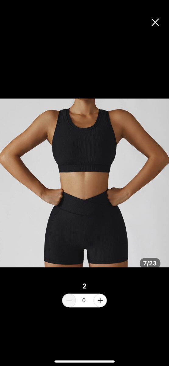 Women’s half & half Workout  Set - Image 3