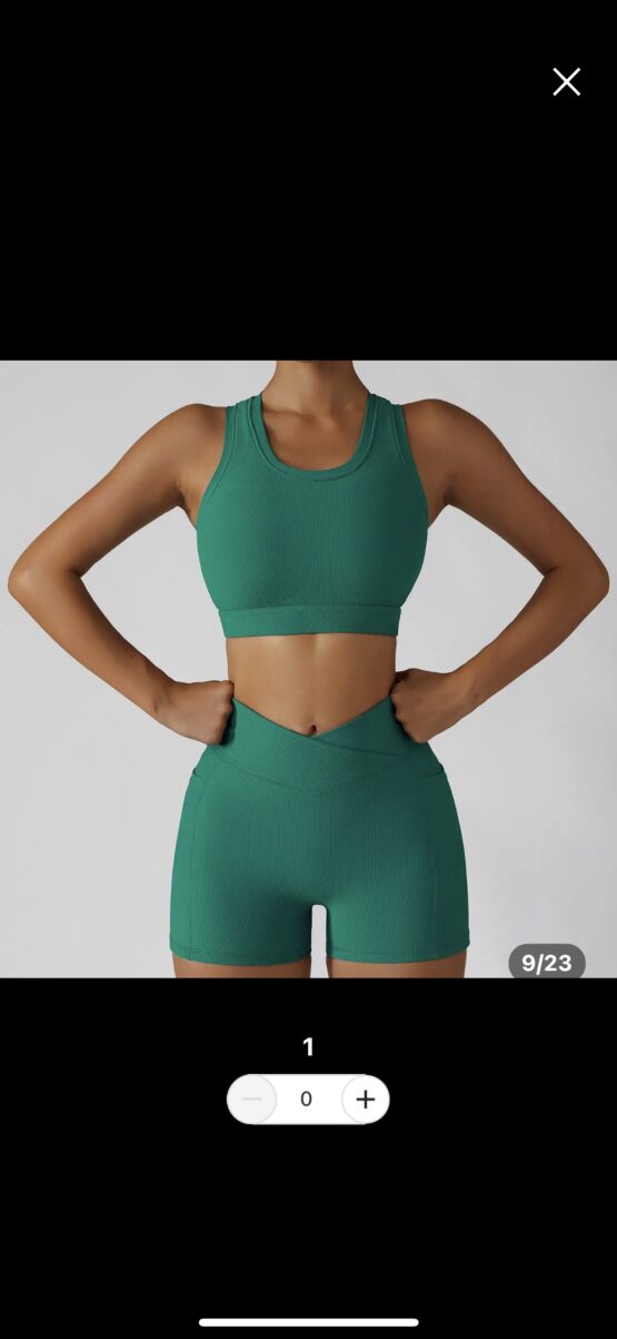 Women’s half & half Workout  Set - Image 2