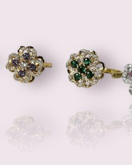 Sparkly Clover Fidget Ring
