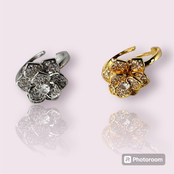 2layered Rose Fidget Ring