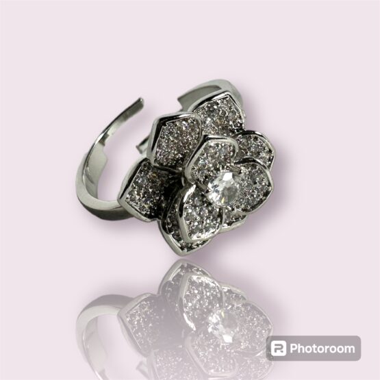 2layered Rose Fidget Ring - Image 3