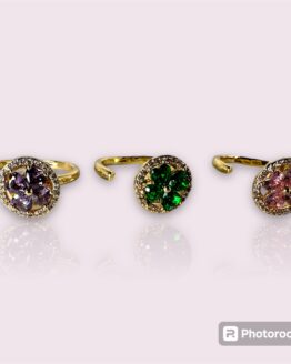 Round Clover Fidget Ring